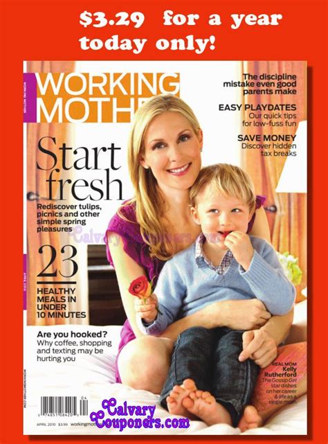 Working Woman Magazine 329 Per Year Today Only Calvary Couponers