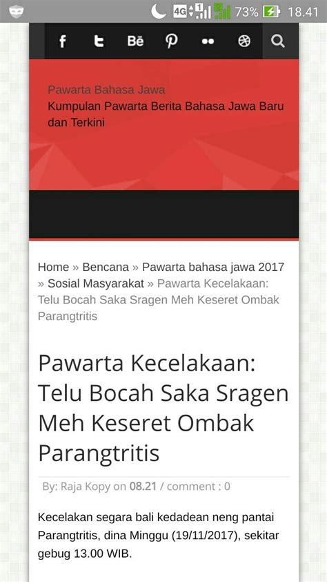Contoh Berita Bahasa Jawa - Aneka Macam Contoh