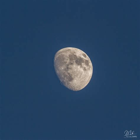 Waxing Gibbous Moon This Is The Waxing Gibbous Moon Seen F Flickr