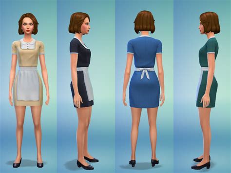 The Sims Resource Maid Outfit