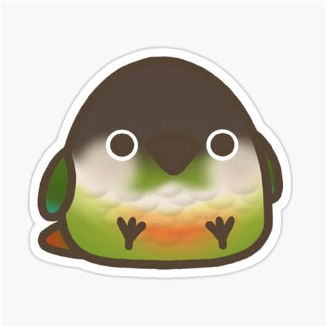 Green Cheek Conure Stickers Redbubble