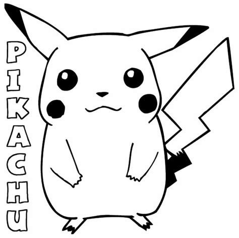 Desenhos De Pikachu Para Colorir Pop Lembrancinhas