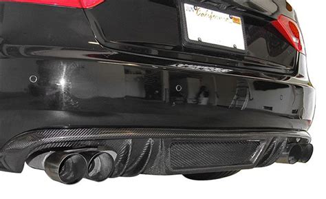 carbon fiber rear diffuser for 2009 2012 audi a4 s line s4 [b8] r style