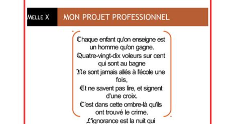 Exemple de projet professionnel PrepaSUP