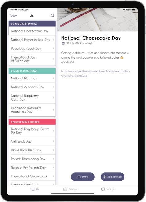 Holiday Today Ios App Whats Today National Holiday 2024