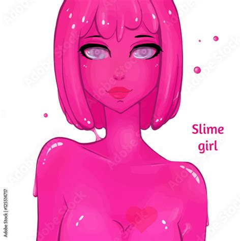 Hot Slime Girl Stock Vector Adobe Stock