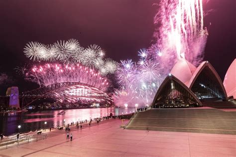 Fireworks Explode Over Empty Sydney Streets As Australia Says Goodbye