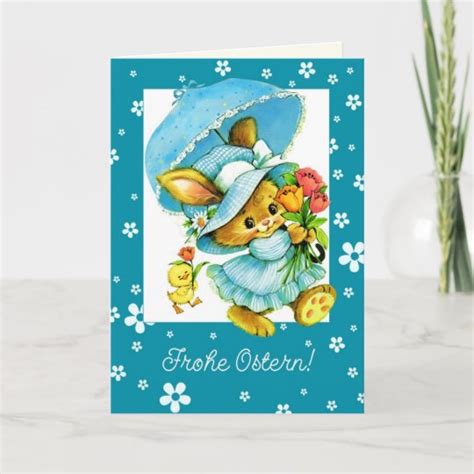 Frohe Ostern German Easter Greeting Cards