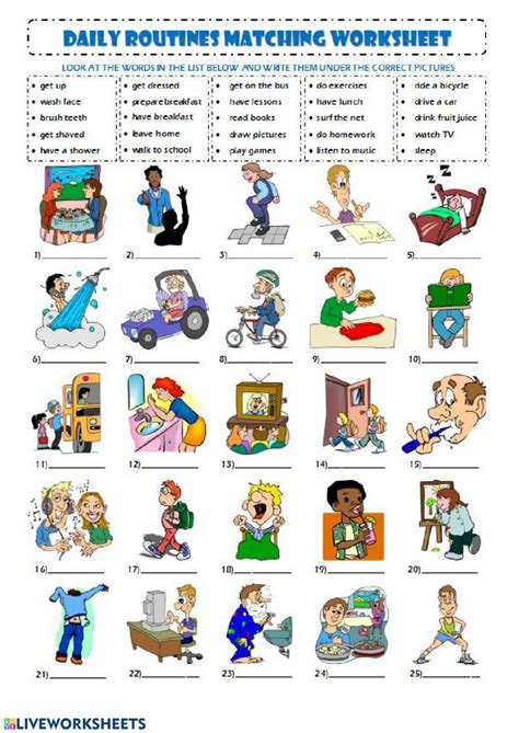 Daily Routines Rutinas En Ingles Vocabulario En Ingles Educacion Ingles