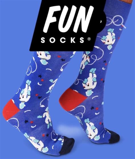 Fun Socks Brand Mens Astronaut Socks Novelty Socks For Less