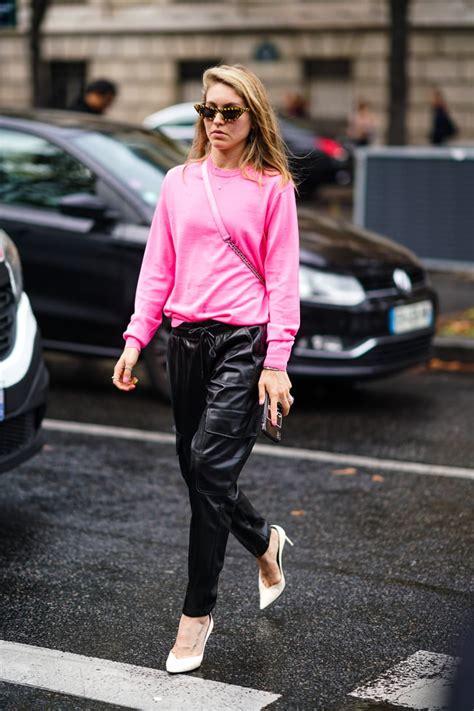 How To Wear Leather Pants Like An Absolute Pro Popsugar Fashion