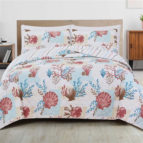 Buy Great Bay Home 3 Piece Reversible Quilt Set With Shams All Season