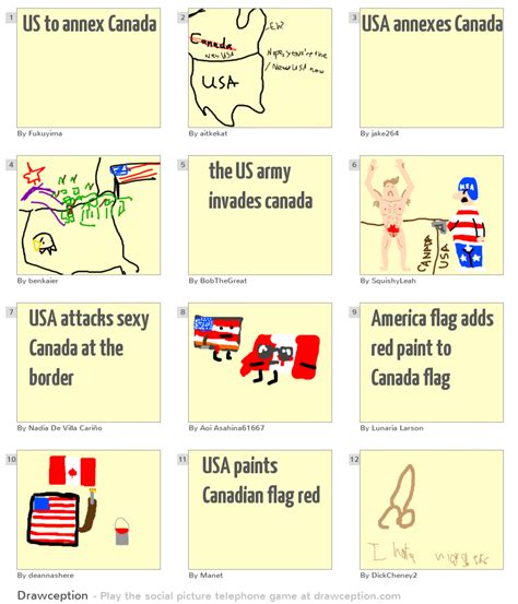 Us To Annex Canada Drawception