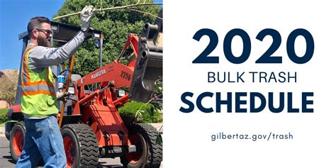 2021 bulk pickup schedule 2021 bulky trash postcard details: Gilbert Bulk Pickup Schedule
