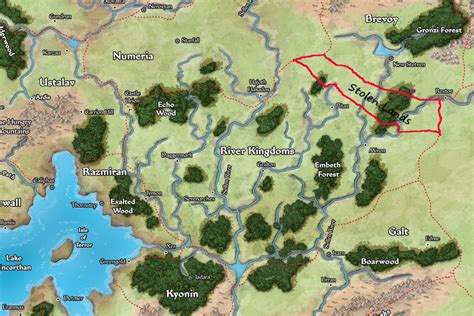 Image Kingmaker Map The Stolen Lands Pathfinder Kingmaker