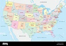 United States Map Immagini e Fotos Stock - Alamy