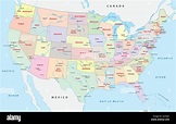 Cartina Degli Stati Uniti Politica