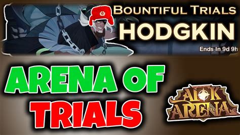 Bountiful Trials Hodgkin Guide Arena Of Trials Event Fights And Tips