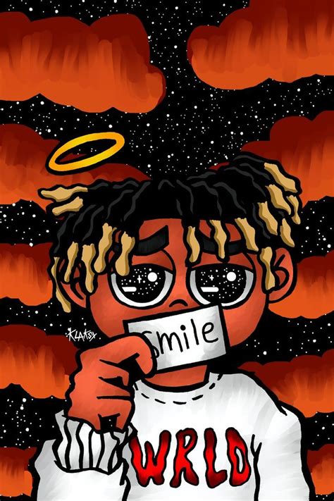 Juice Wrld Smile Poster In 2022 Supreme Iphone Wallpaper Cute