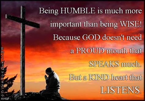 Being Humble Is Much More Important Than Being Wise