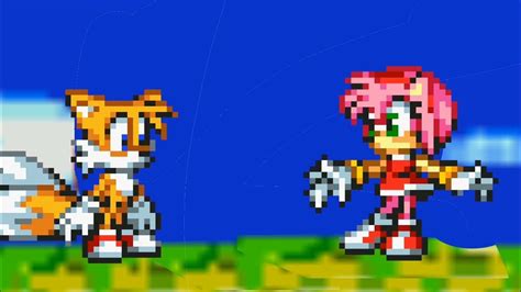 Tails Vs Amy Sprite Animation Teaser Youtube