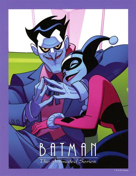 Batman The Animated Series Game Joker And Harley Quinn Mini Print