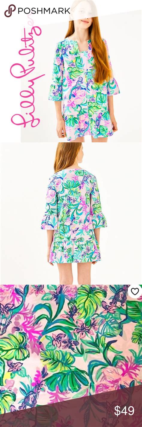 Nwt Lilly Pulitzer Upf 50 Girls Sutton Cover Up Lilly Pulitzer