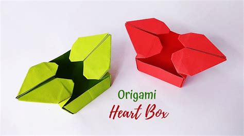 Origami Heart Box For Valentines Day How To Make Love Box