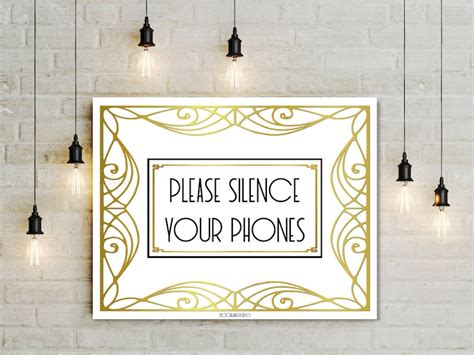 Printable Office Sign Quiet Sign Please Silence Your Phones In Etsy