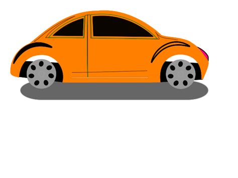 Orange Car Clip Art At Vector Clip Art Online Royalty Free