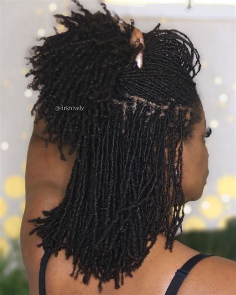 Pin By Curls4lyfe On Sister Locs In 2020 Locs Hairstyles Natural Hair Styles Short Locs