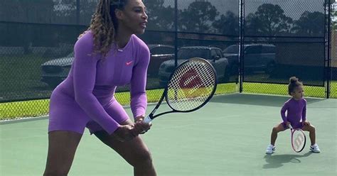 Serena williams getting her daughter ready for her first tennis lesson is the best thing you'll watch all week. Serena Williams reveals photos of her daughter Olympia, looking like a tennis pro at age 2 - CBS ...