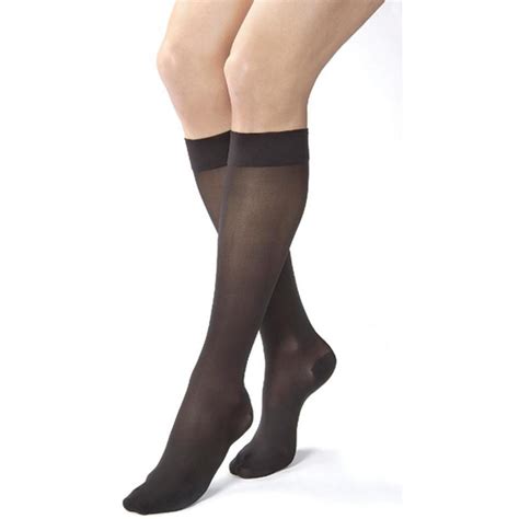 jobst ultrasheer softfit women s 15 20 mmhg knee high ebay