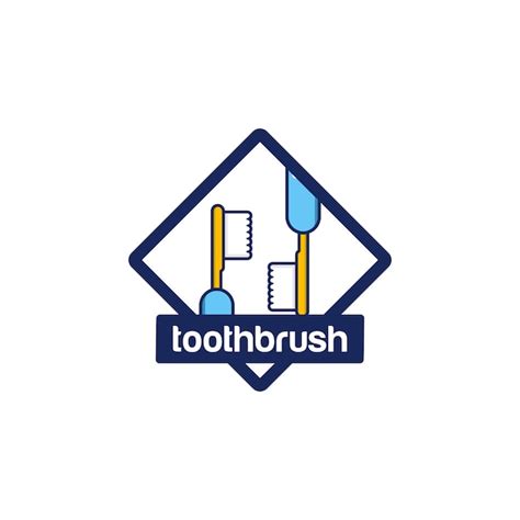 Premium Vector Toothbrush Logo