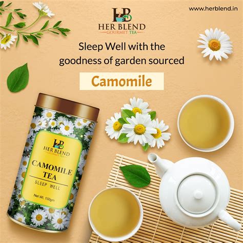 Chamomile Tea To Relieve Anxiety Stress Herblend Tea Shop