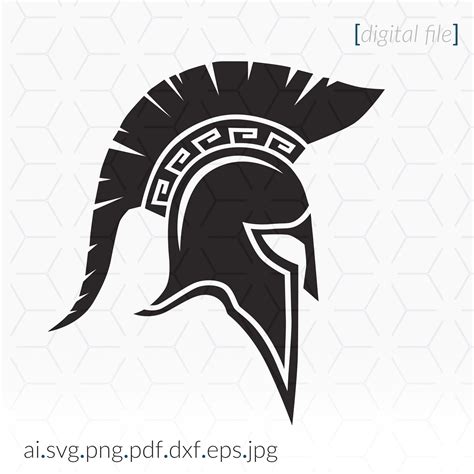 Spartan Helmet Svg For Cutting And Printing Spartan Svg Etsy