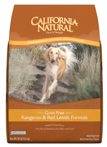 Homemade dog food recipes are a great way to give your dog a more nutritious diet. California Natural Grain Free Kangaroo and Red Lentils ...