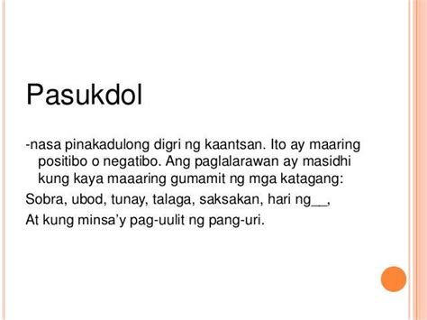 Mga Halimbawa Ng Pasukdol Na Pang Uri Gekiteki Halimba