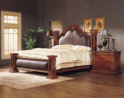 It looks very strange to have one large and carefully furnished room. Luxury& Classical king size wooden bedroom set - China ...