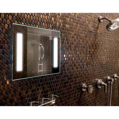 Clearmirror Showerlite Clearmirror With Led 11875 In X 11875 In Led