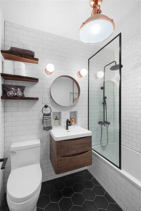Ide Populer Hexagon Bathroom Floor Tile Designs