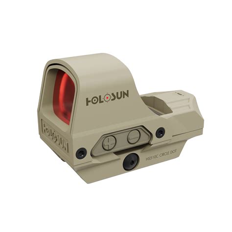 Buy Holosun Hs510c Fde Open Reflex Red Dot Sight Switchable 2moa Dot