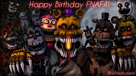 Happy Birthday Fnaf 4 Fnaf Drawings Fnaf Fnaf Art Images And Photos