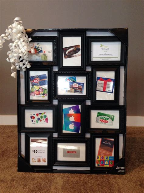 Maybe you would like to learn more about one of these? One of our basket raffle items- giftcards displayed in a ...