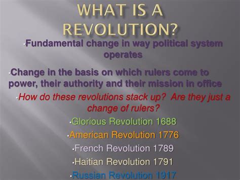 Ppt What Is A Revolution Powerpoint Presentation Free Download Id