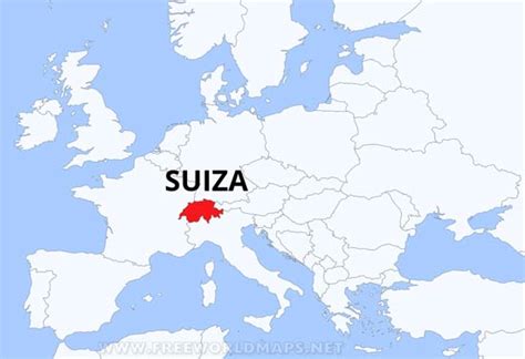 Suiza En El Mapamundi Estudiar