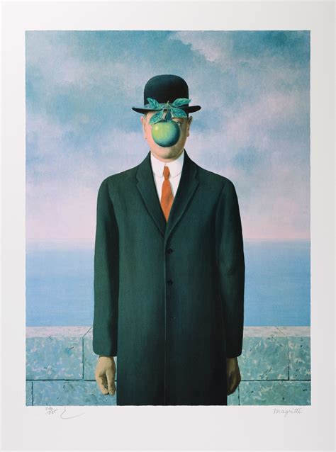René Magritte Le Fils De Lhomme The Son Of Man
