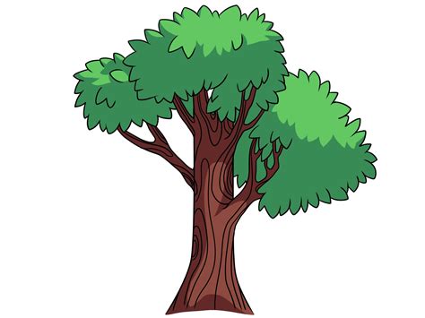 Free Cartoon Tree With Branches Download Free Clip Art