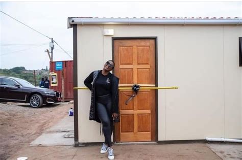 See Mamkhize Built Twenty Houses For The Affected Victims Of Floods