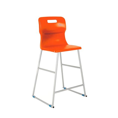 High Classroom Chair H 685 Mm Orange Aj Products
